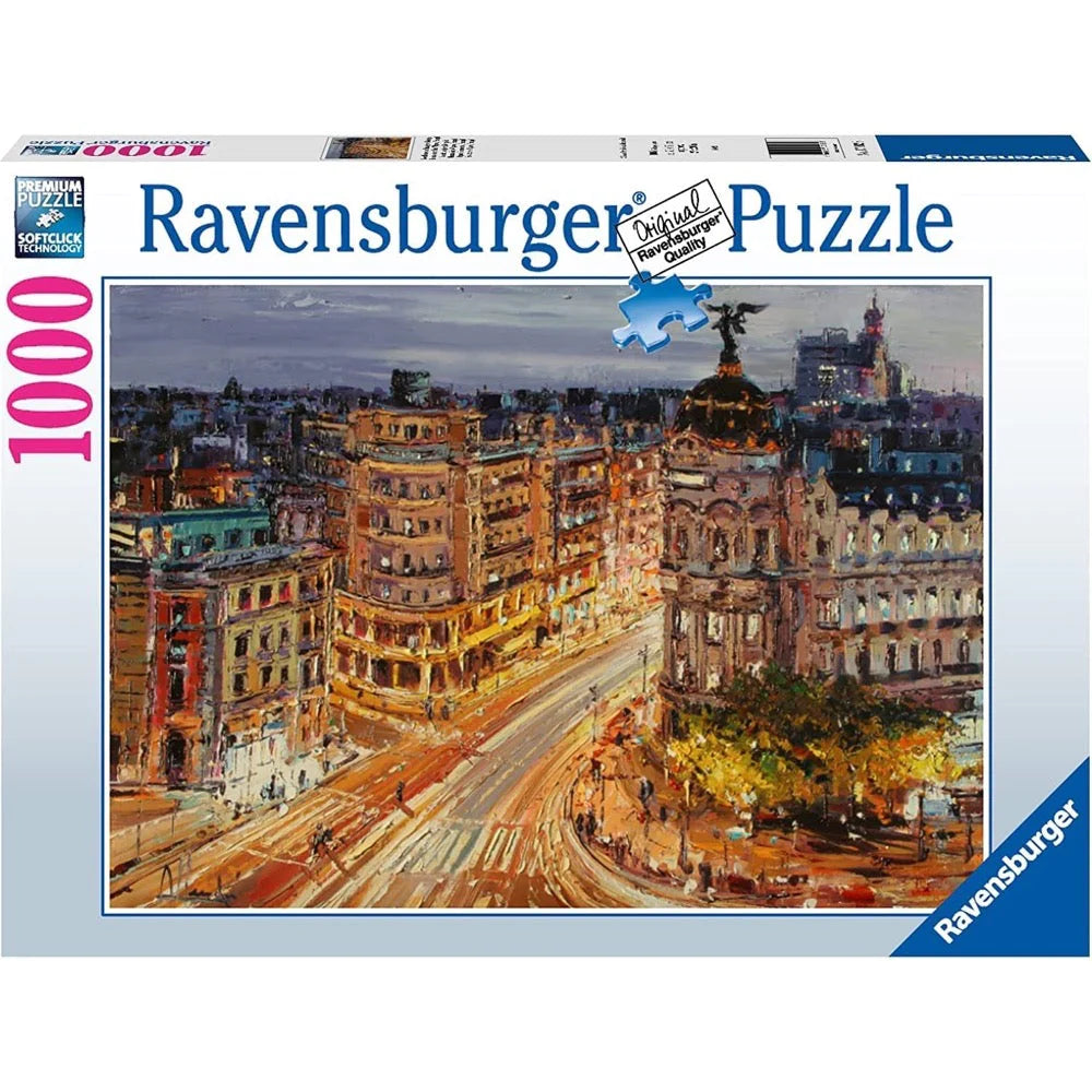 Ravensburger Gran Via Madrid 1000pc Puzzle - Hobbytech Toys