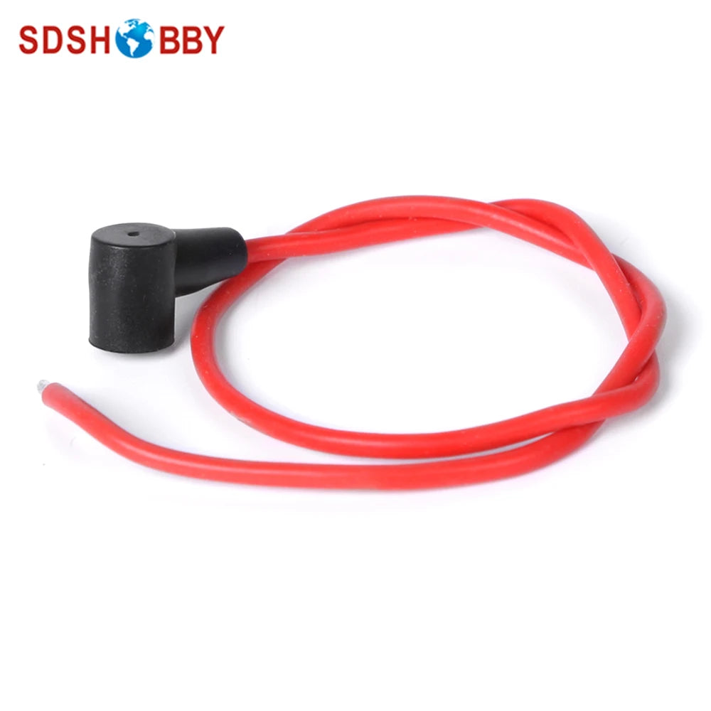 Remote Nitro Engine Glow Plug Clip (with 30cm Silicone Wire, Spring Self-locking Structure) - Hobbytech Toys