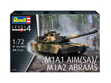 Revell 03346 1/72 US M1A2 Abrams Plastic Model Kit - Hobbytech Toys