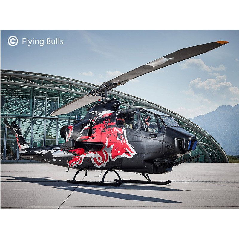 Revell 1/48 AH-1F Cobra: Flying Bulls 25th Anniversary Plastic Model Gift Set [05640]
