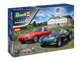 Revell 5667 1/24 100 Years Jaguar Plastic Model Starter Set - Hobbytech Toys