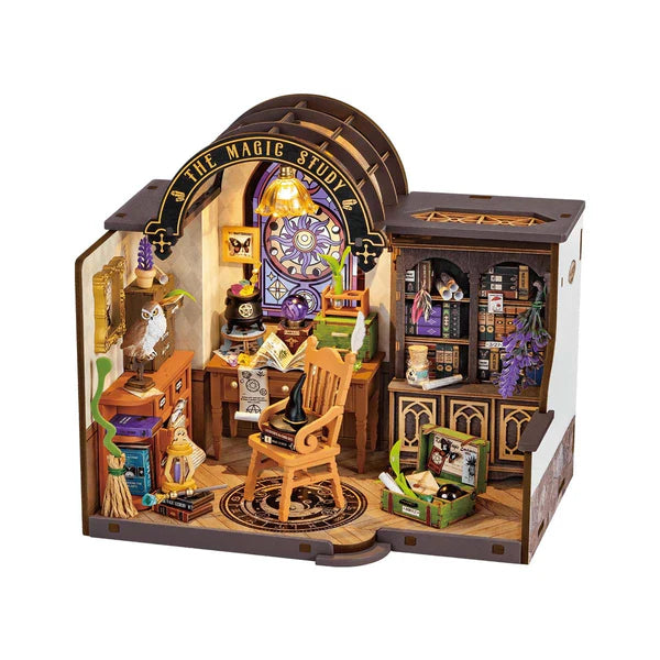 Rolife DIY Mini House The Magic Study Wooden Model Kit [DG166]