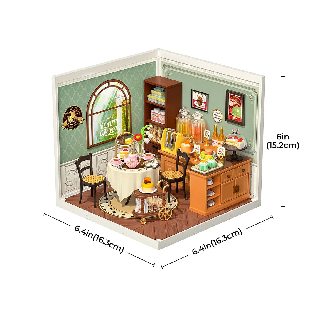 Rolife Sweet Sips Tea DIY Plastic Miniature House [DW011]