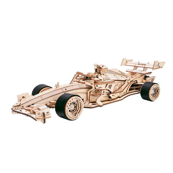 Rolife Mechanical Models F1 Racing Car Wooden Model Kit [LK505]