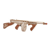 ROKR Thompson Submachine Gun Toy 3D Wooden Kit LQB01
