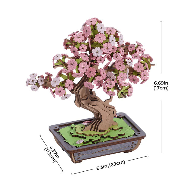 Rolife Sakura Bonsai 3D Wooden Kit [TG415]