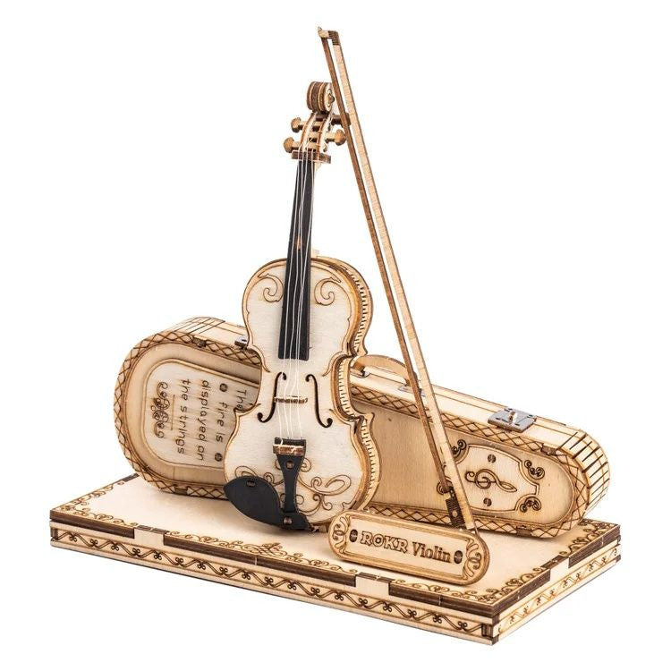 Robotime Classical 3D Violin Kit - Hobbytech Toys