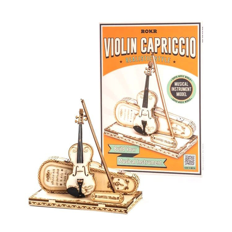 Robotime Classical 3D Violin Kit - Hobbytech Toys