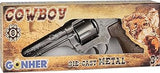 Gonher Classic 8 Shot Revolver Cowboy Diecast Cap Gun - Hobbytech Toys