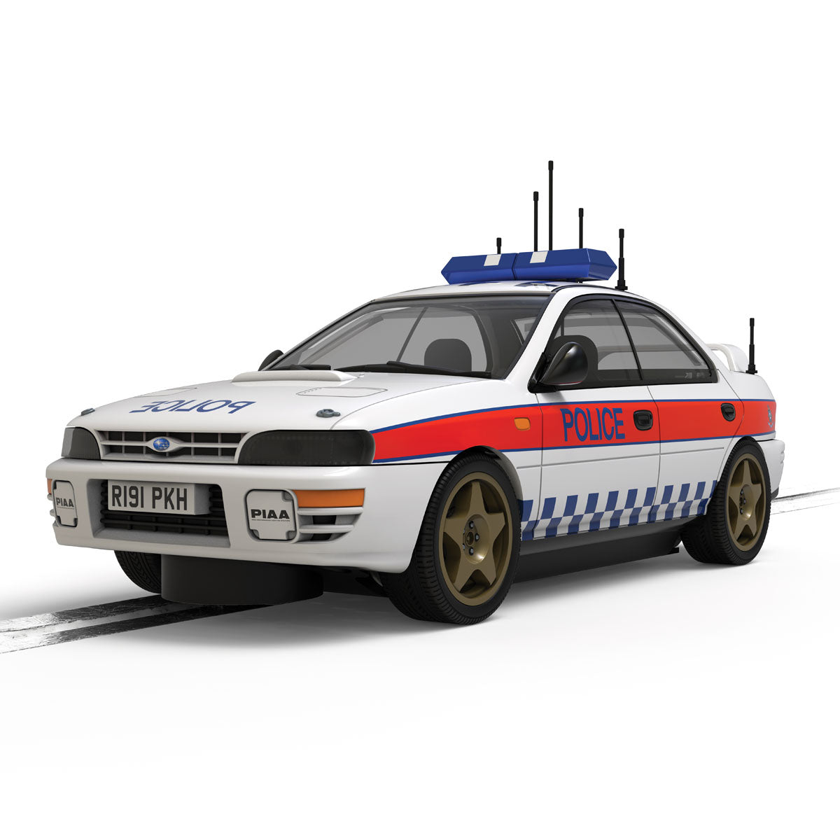 Scalextric C4429 Subaru Impreza WRX - Police Edition Slot Car