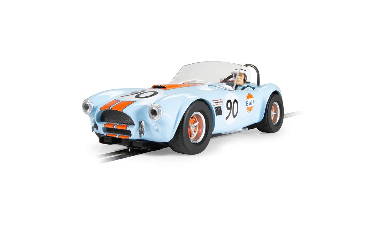 Scalextric C4509 Shelby Cobra - Gulf Racing Slot Car