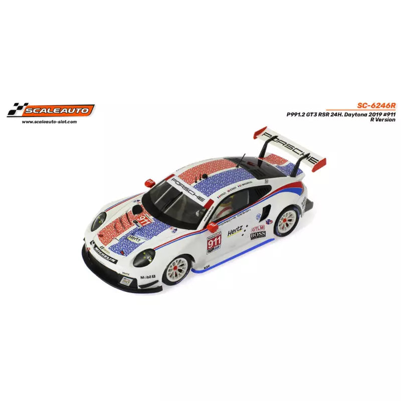 Scaleauto 6246R 1/32 Porsche 911.2 GT3 RSR 24H Daytona 2019 R Version Slot Car