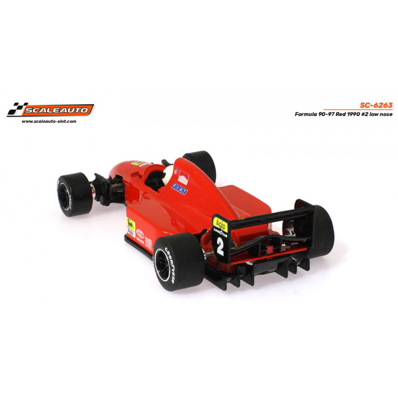 Scaleauto SC-6263 1/32 Formula 90-97 Red 1990 No.2 N.Mansell - Hobbytech Toys