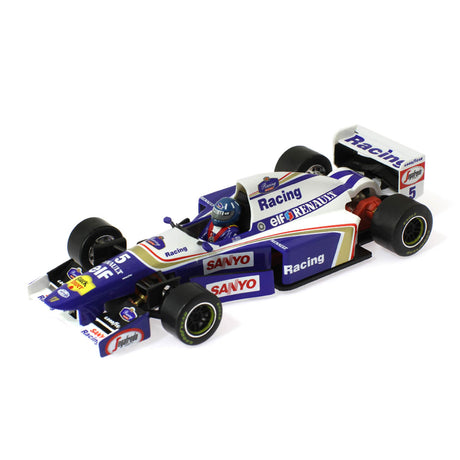 Scaleauto 6303 1/32 Formula 90-97 Racing Blue/White 1995 No.5 High Nose Slot Car - Hobbytech Toys