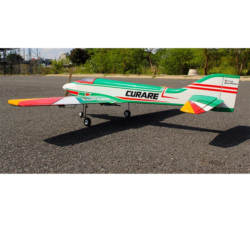 Seagull Models Curare .61 Pattern RC Plane, ARF with JP Retracts, Green
