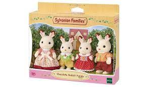 Sylvanian 5655 Families Chocolate Rabbit Family - Hobbytech Toys