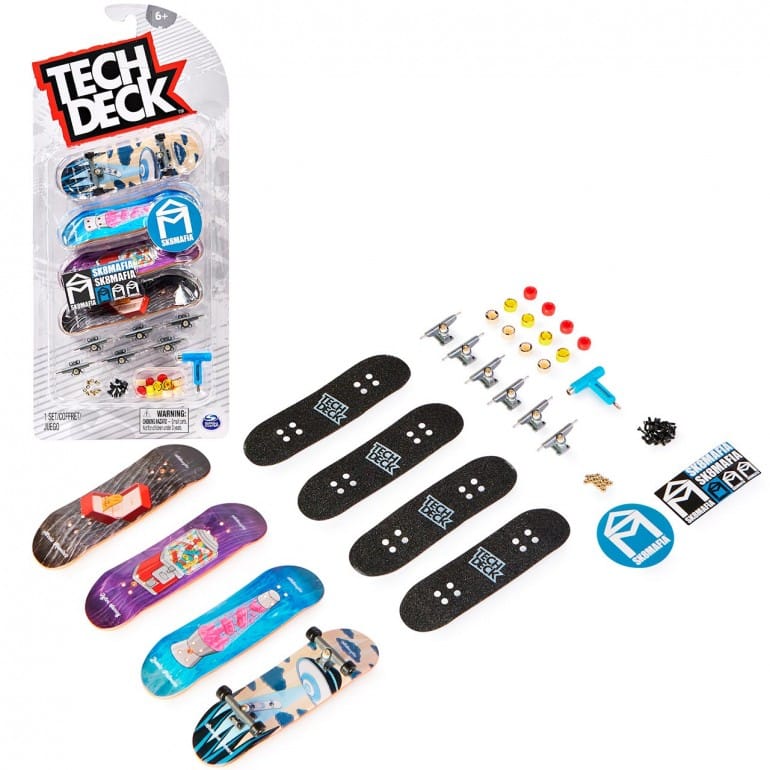 Tech Deck Assorted 4 Pack Assorted (1)