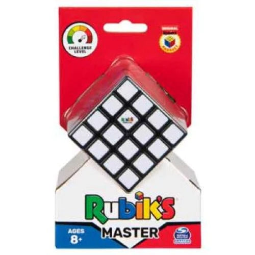 Challenging 4x4 Rubik's Cube Master, a classic puzzle toy designed for ages 8 and up.