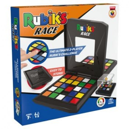 Vibrant Rubiks Race Game with Puzzle Challenge - Engaging Toy Section Accessory by Spin Master