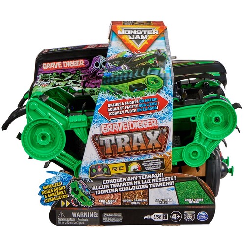Monster Jam Radio Control Grave Digger Trax - Hobbytech Toys