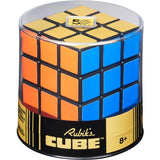 Iconic Rubik's 50th Anniversary Retro Cube, a challenging 3x3 puzzle toy in vibrant colors, showcasing classic design and brain-teasing gameplay.