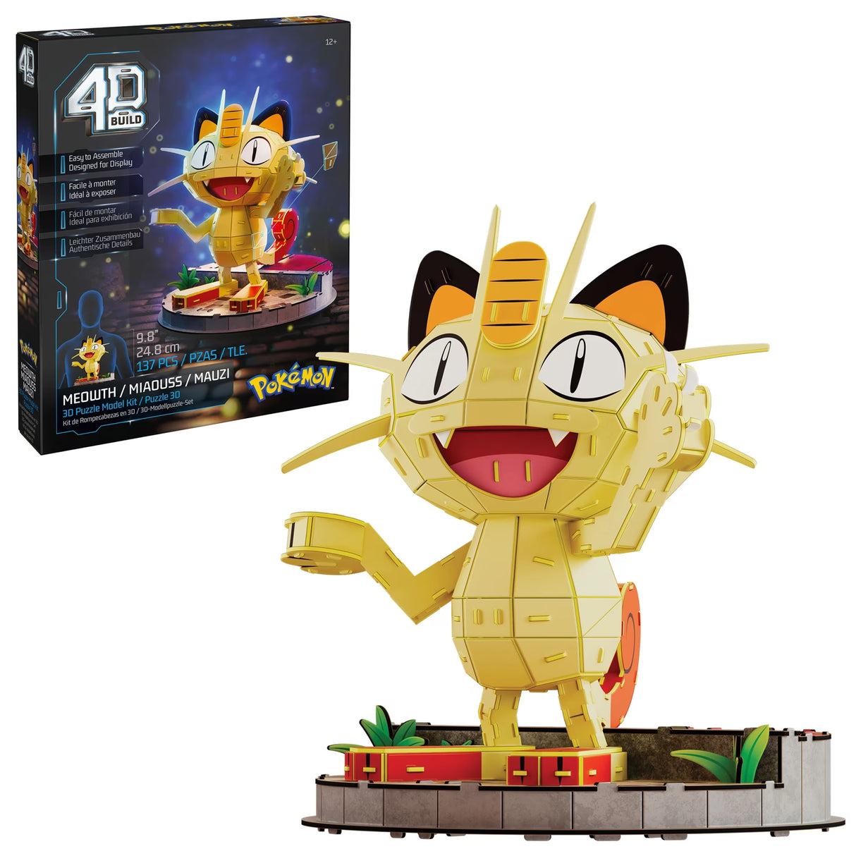 4D Build Pokemon - Meowth