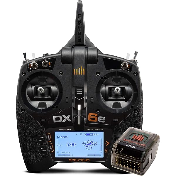 Spektrum DX6e 6 Channel DSM-X 2.4GHz Transmitter with AR620 Receiver - Hobbytech Toys