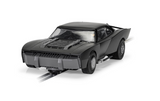 Iconic Batmobile from the 2022 film "The Batman" in sleek black finish, ready for high-speed Scalextric racing.