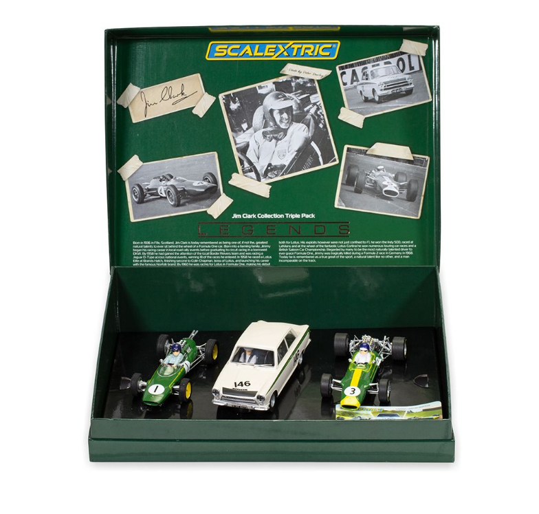 Scalextric 4395A Jim Clark Collection Triple Pack - Hobbytech Toys