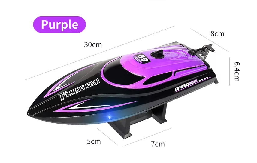 30cm High Speed Toy RC Boat RTR - Assorted Colors