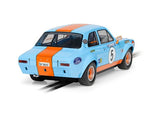 Scalextric Ford Escort Mk1 Wayne Crabtree Modified Fords 2023 Gulf Slot Car [C4530]