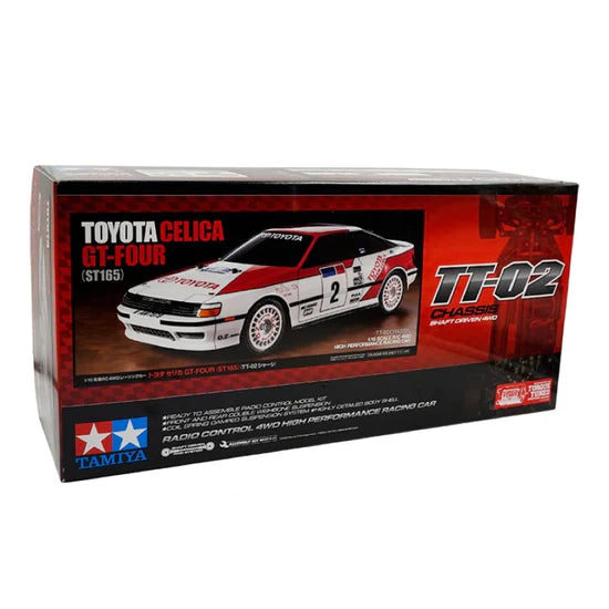 Tamiya 58718 1/10 Toyota Celica GT-Four ST165 4WD TT-02 RC Car Kit - Hobbytech Toys