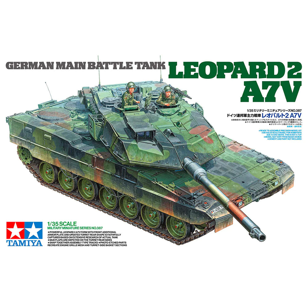 Tamiya 35385 1/35 Leopard 2 A7V Plastic Model Kit