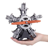 Teching 5 Cylinder Radial Metal Model Engine Assembly Kit