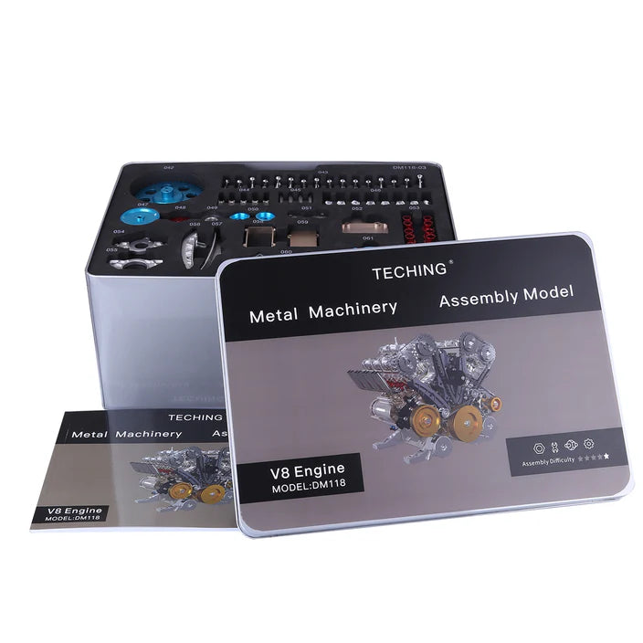 Teching V8 Metal Model Engine Assembly Kit