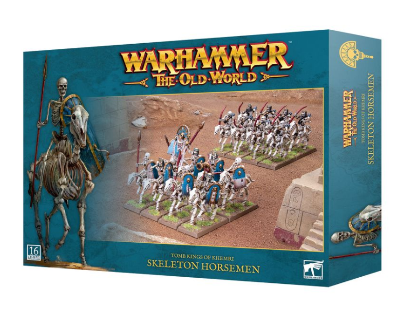 Warhammer The Old World: 07-10 Tomb Kings, Skeleton Horsemen - Hobbytech Toys