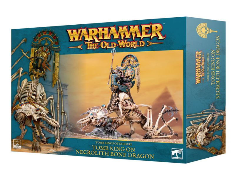 Warhammer The Old World: 07-08 Tomb Kings, Necrolith Bone Dragon - Hobbytech Toys