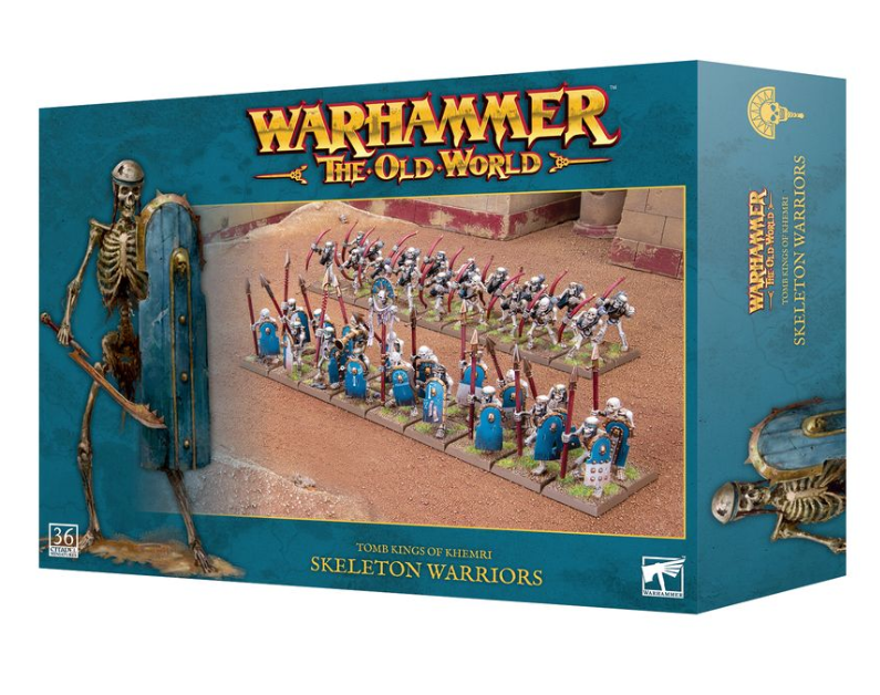 Warhammer The Old World: 07-09 Tomb Kings, Skeleton Warriors - Hobbytech Toys