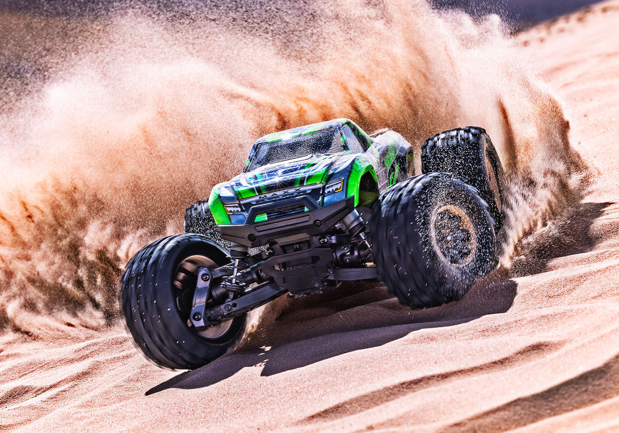 Traxxas Mini MAXX 1/16 Brushless Monster Truck RTR - Green [107154-1GRN]
