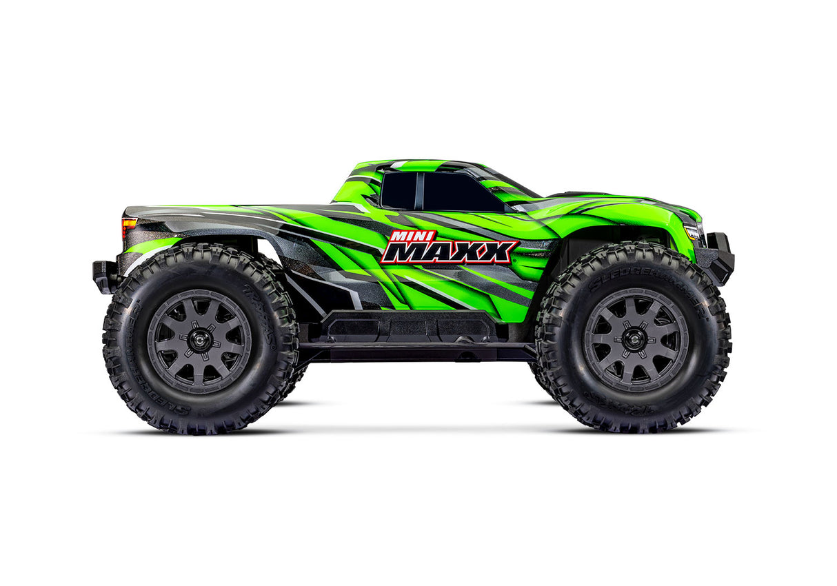 Traxxas Mini MAXX 1/16 Brushless Monster Truck RTR - Green [107154-1GRN]