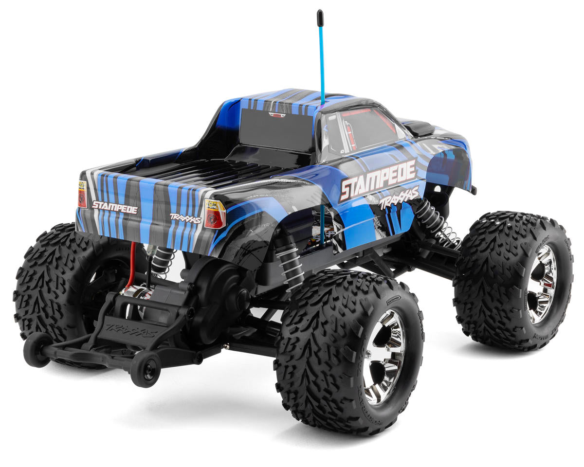 Traxxas 1/10 Stampede XL-5 Brushed 2WD Electric RC Monster Truck - Blue [36254-8BLUE]