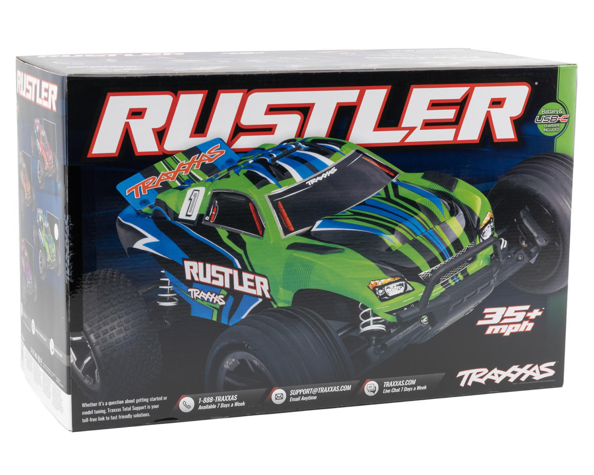 Traxxas 1/10 Rustler XL-5 Brushed 2WD Stadium Truck - Pink [37254-8PINK]