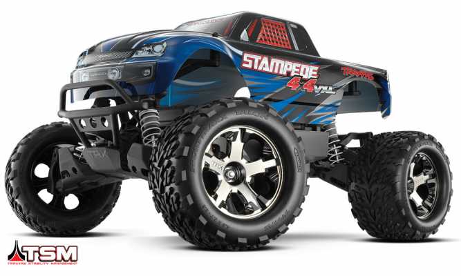 Traxxas Stampede 4X4 VXL Brushless 1/10 RC Monster Truck - Blue [67086-4BLUE]