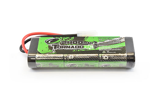 Tornado RC 2400mAh 7.2V NiMH rechargeable battery pack for Tamiya RC models.