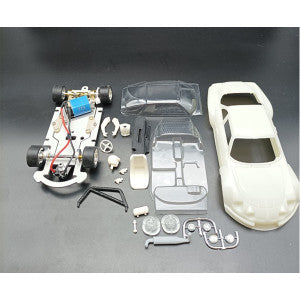 TTS K050 1/24 Alpine A-110 White Slot Car Kit - Hobbytech Toys