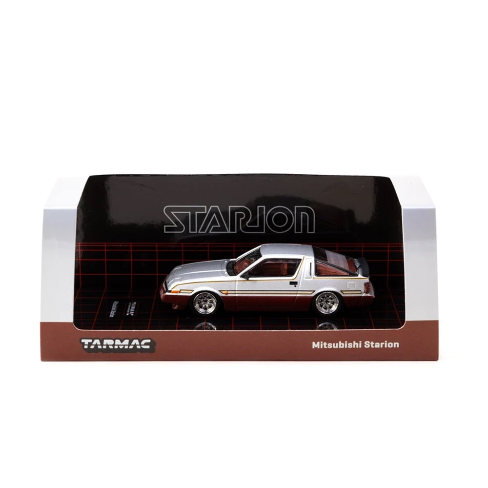 Tarmac 1/64 Silver/Red Mitsubishi Starion