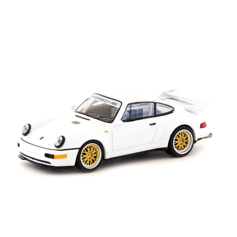 Tarmac 1/64 Porsche 911 RSR 3.8 - White - Hobbytech Toys