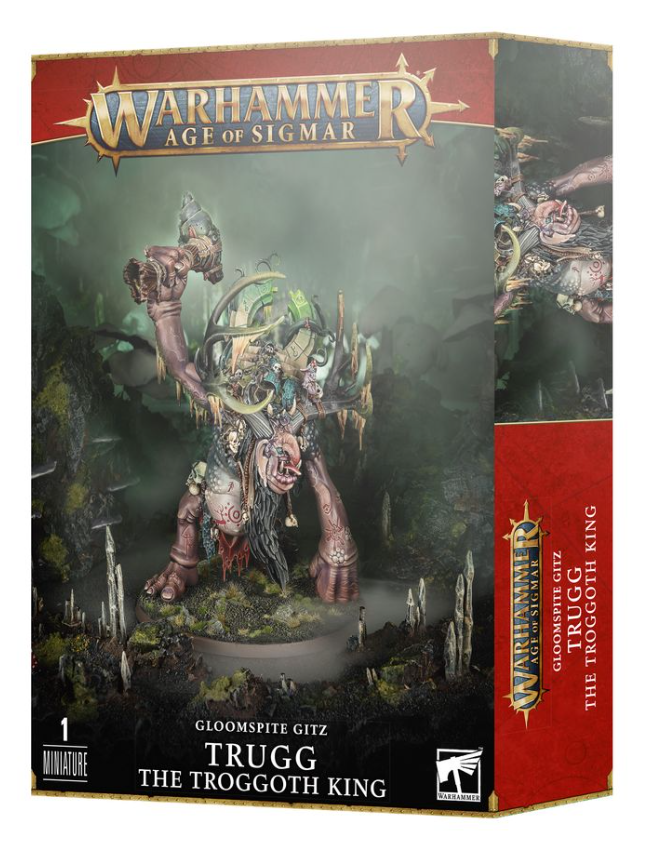 GW 89-54 Warhammer Age of Sigmar, Gloomspite Gitz, Trugg the Troggoth King - Hobbytech Toys