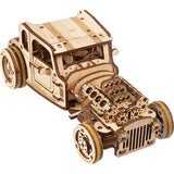 Ugears 70192 Hot Rod Furious Mouse 207pc Wooden Model Kit - Hobbytech Toys