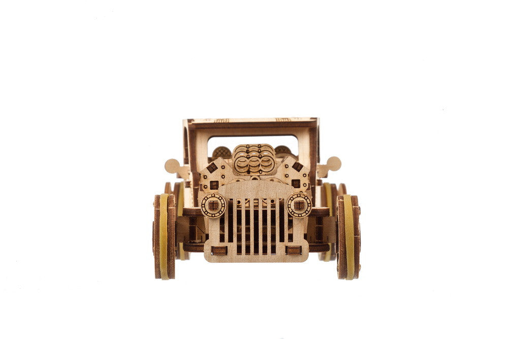 Ugears 70192 Hot Rod Furious Mouse 207pc Wooden Model Kit - Hobbytech Toys